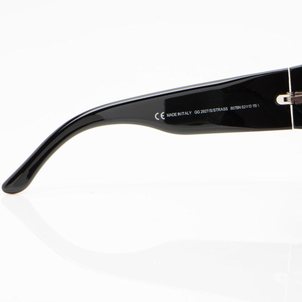 Gucci Vintage Crystal Logo Round Sunglasses - Picture 3 of 5